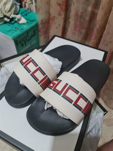 ioffer fake gucci slides|gucci slides authenticity.